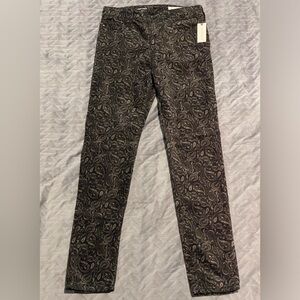 Adriano Goldschmied‎ Anthropologie paisley pants women’s size 27 NWT